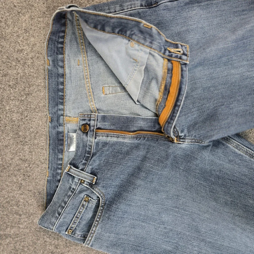 Carhartt Mens Relaxed Fit Straight Leg Jeans Blue Denim 36x30 101483-980